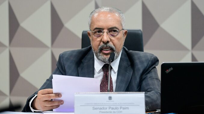 Paim presidente da CDH foto Pedro França