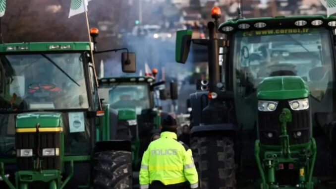 Agricultores em Bruxelas