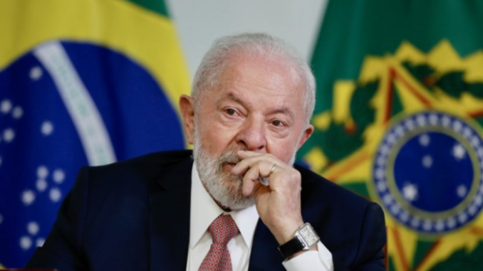 Imagem colorida do Presidente Luiz Inácio Lula da Silva